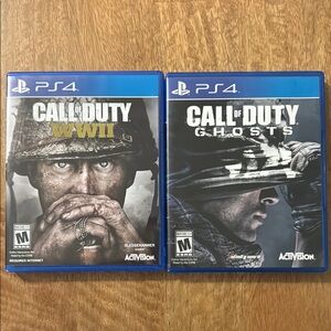 PS4 Call of Duty Bundle: WWII and Ghosts